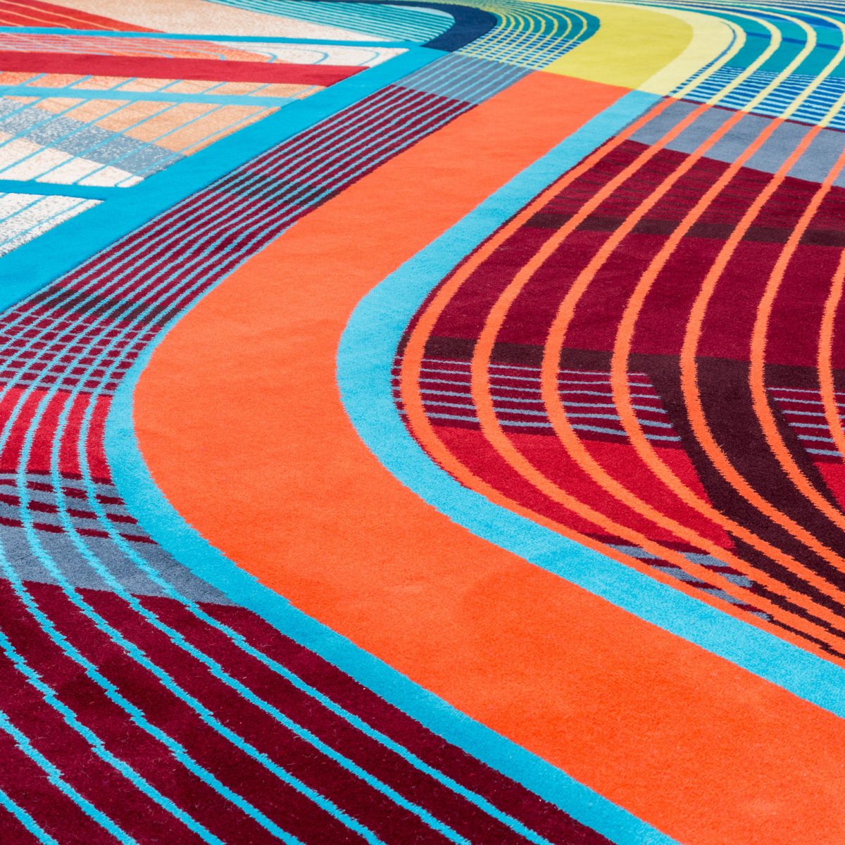 Η αρχιτεκτονική της Zaha Hadid μεταμορφώνεται σε χαλιά