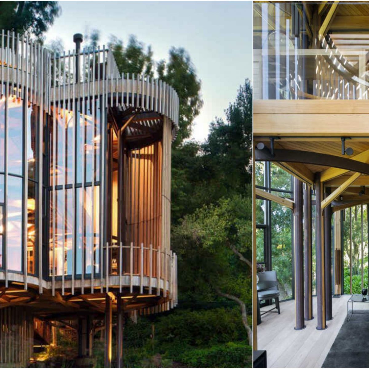 Ένα υπερσύγχρονο minimal δεντρόσπιτο στην καρδιά του δάσους!