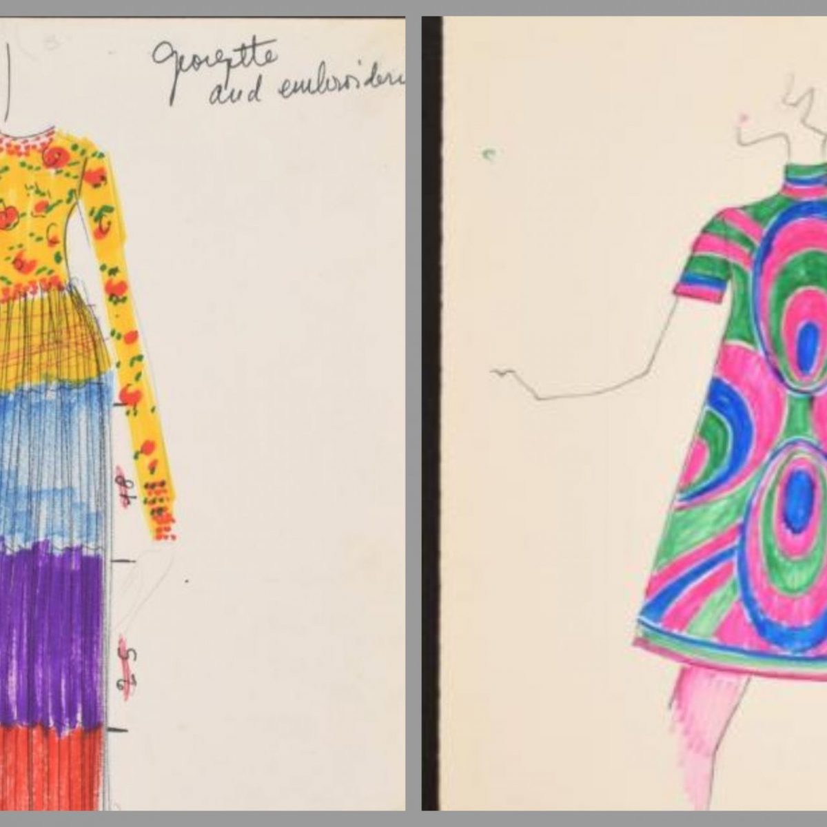 Τα άγνωστα σκίτσα του Karl Lagerfeld που παρέμειναν αδημοσίευτα για πάνω από 50 χρόνια