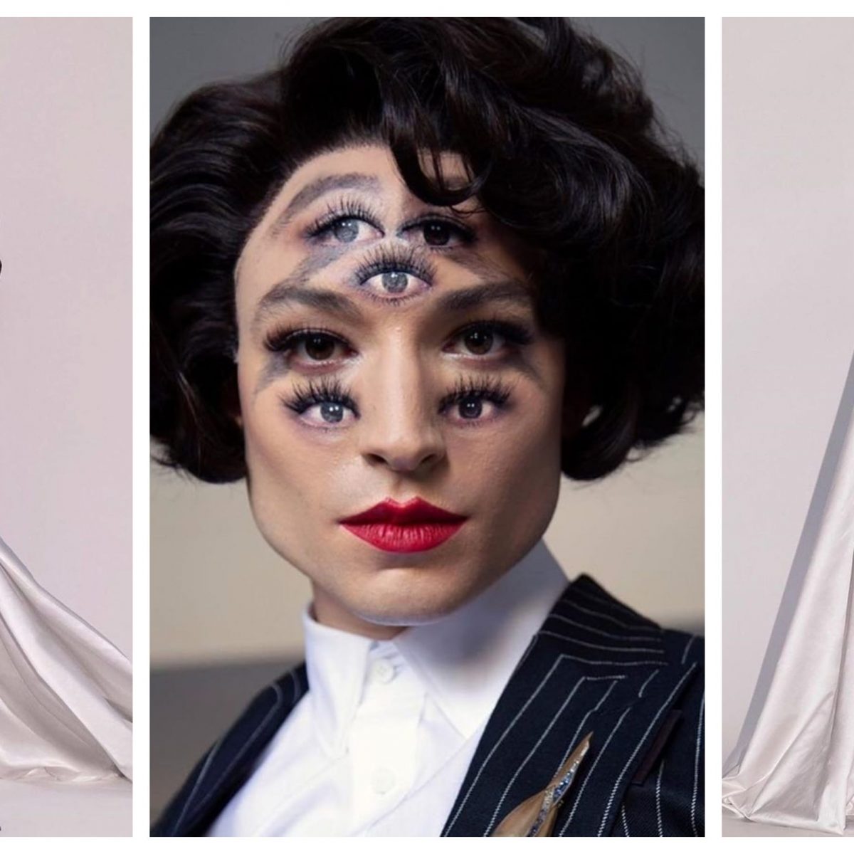 O Ezra Miller με ένα εντυπωσιακό 3D make-up look στο Met Gala 2019