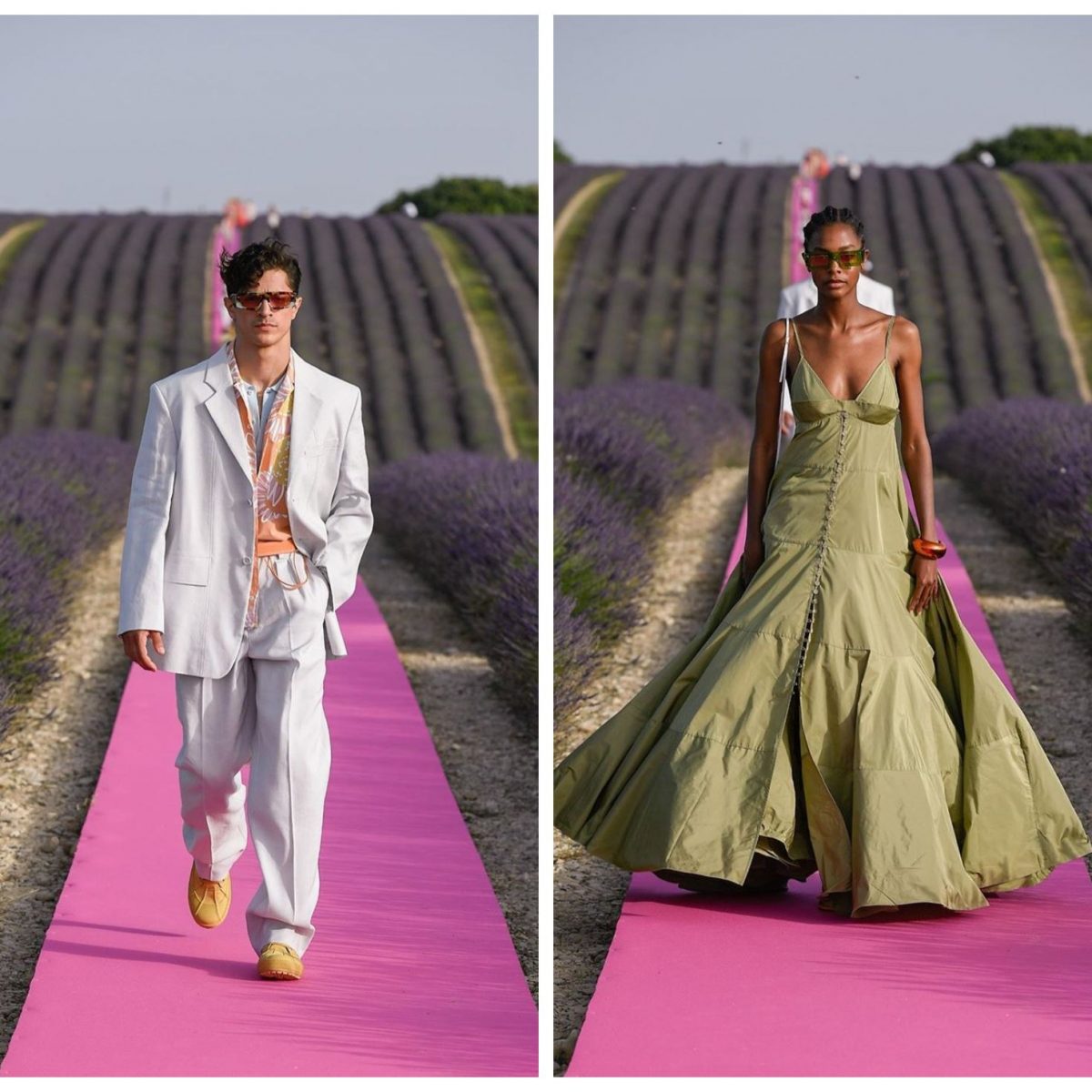 O Jacquemus γιόρτασε την επέτειο των 10 χρόνων του οίκου σε ένα χωράφι λεβάντας