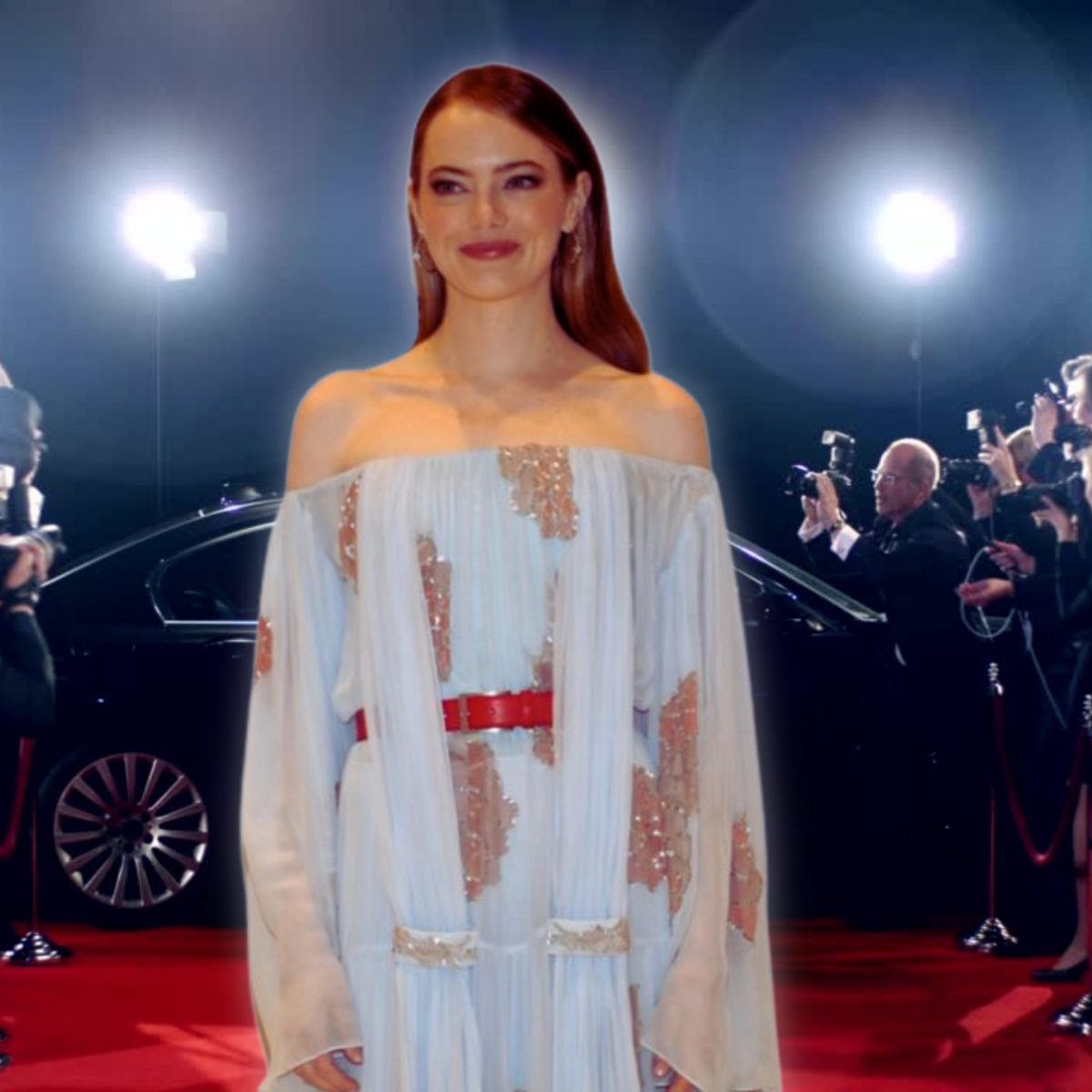 Η Έμμα Στόουν μεταμορφώθηκε σε Ελληνίδα θεά για την πρεμιέρα της ταινίας του Λάνθιμου στην Λυρική!