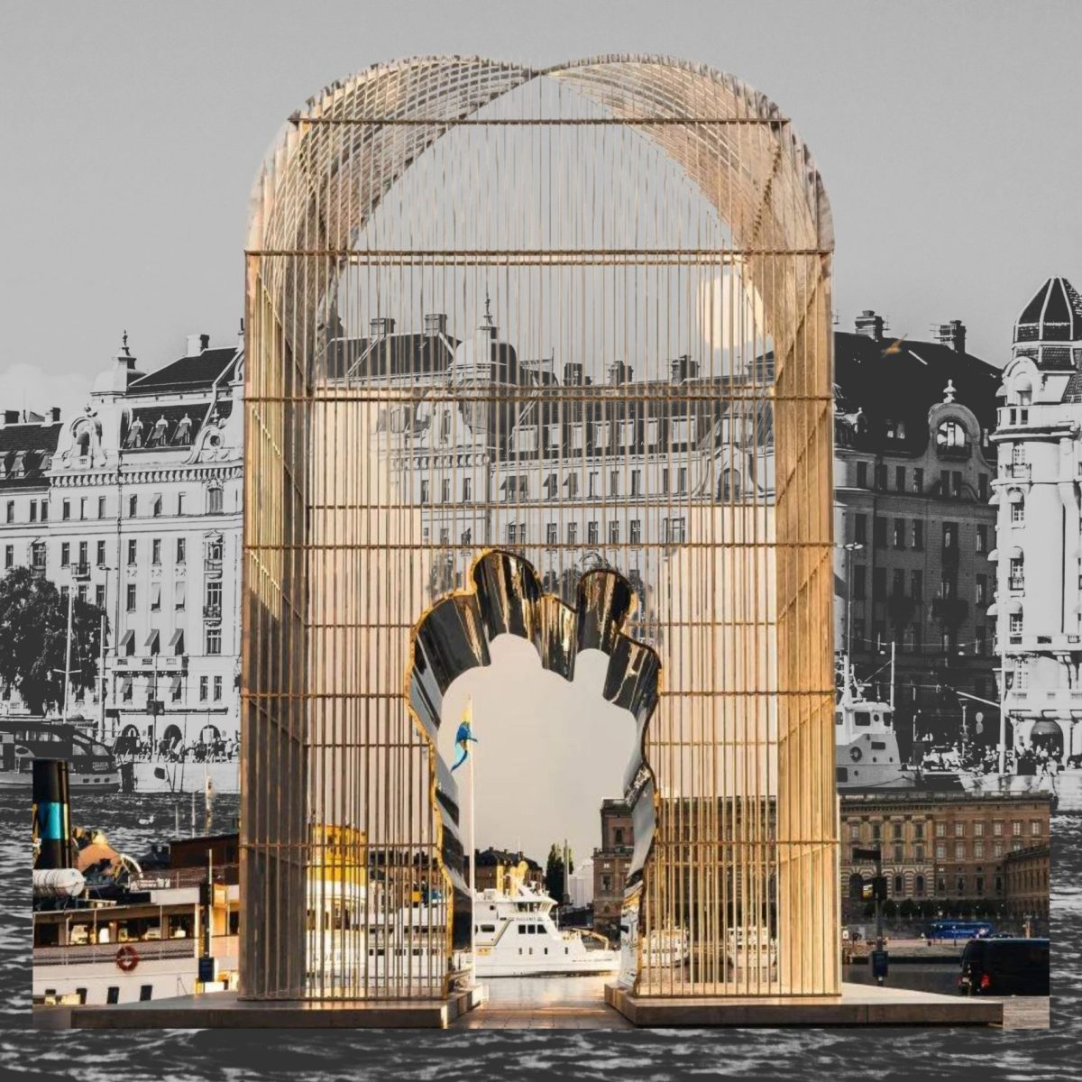 Ένα “κλουβί” του Ai Weiwei τοποθετήθηκε στο κέντρο της Στοκχόλμης!