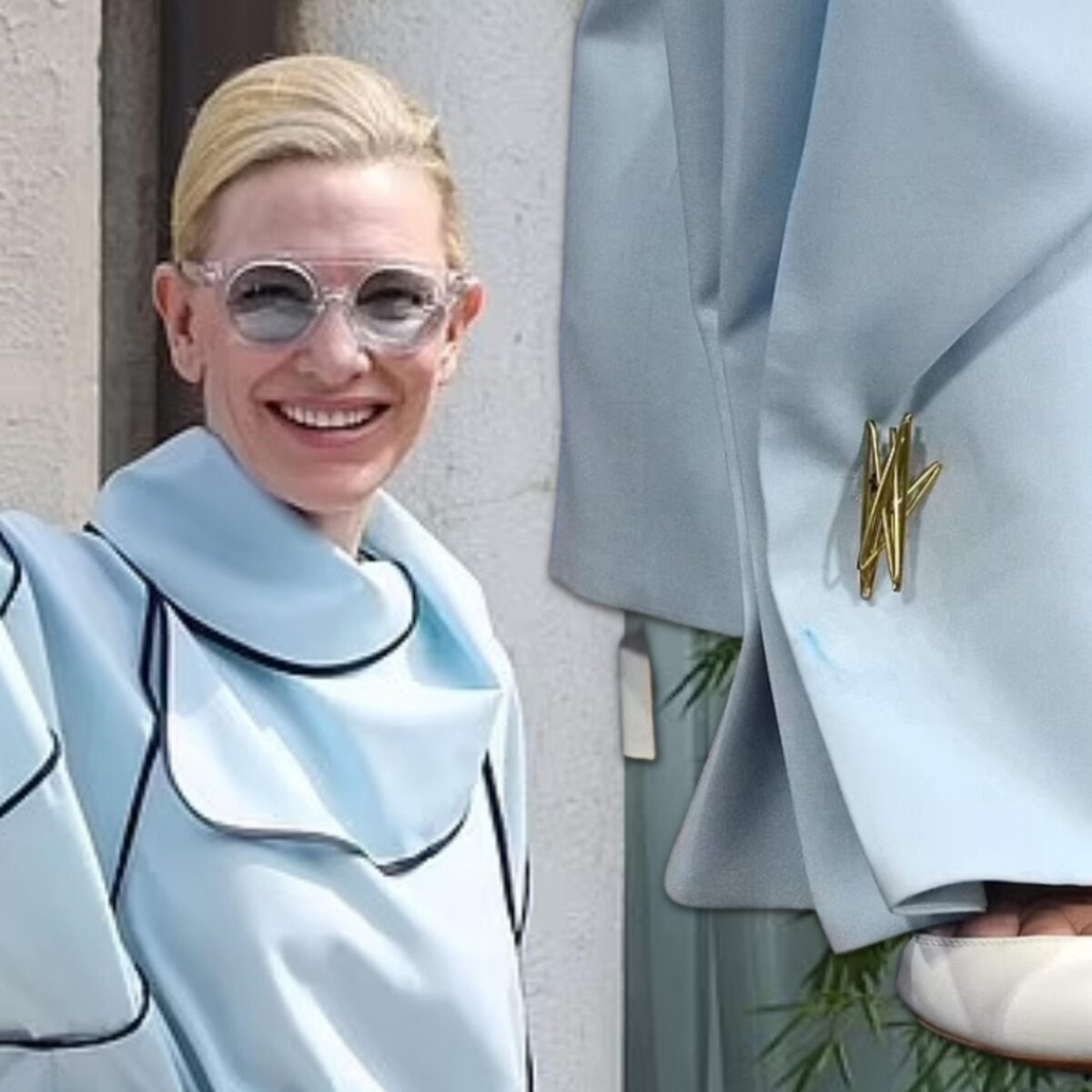 Η Κέιτ Μπλάνσετ έβαλε καρφίτσες στο πιο απίθανο σημείο των ρούχων της και κάνει νέο trend!