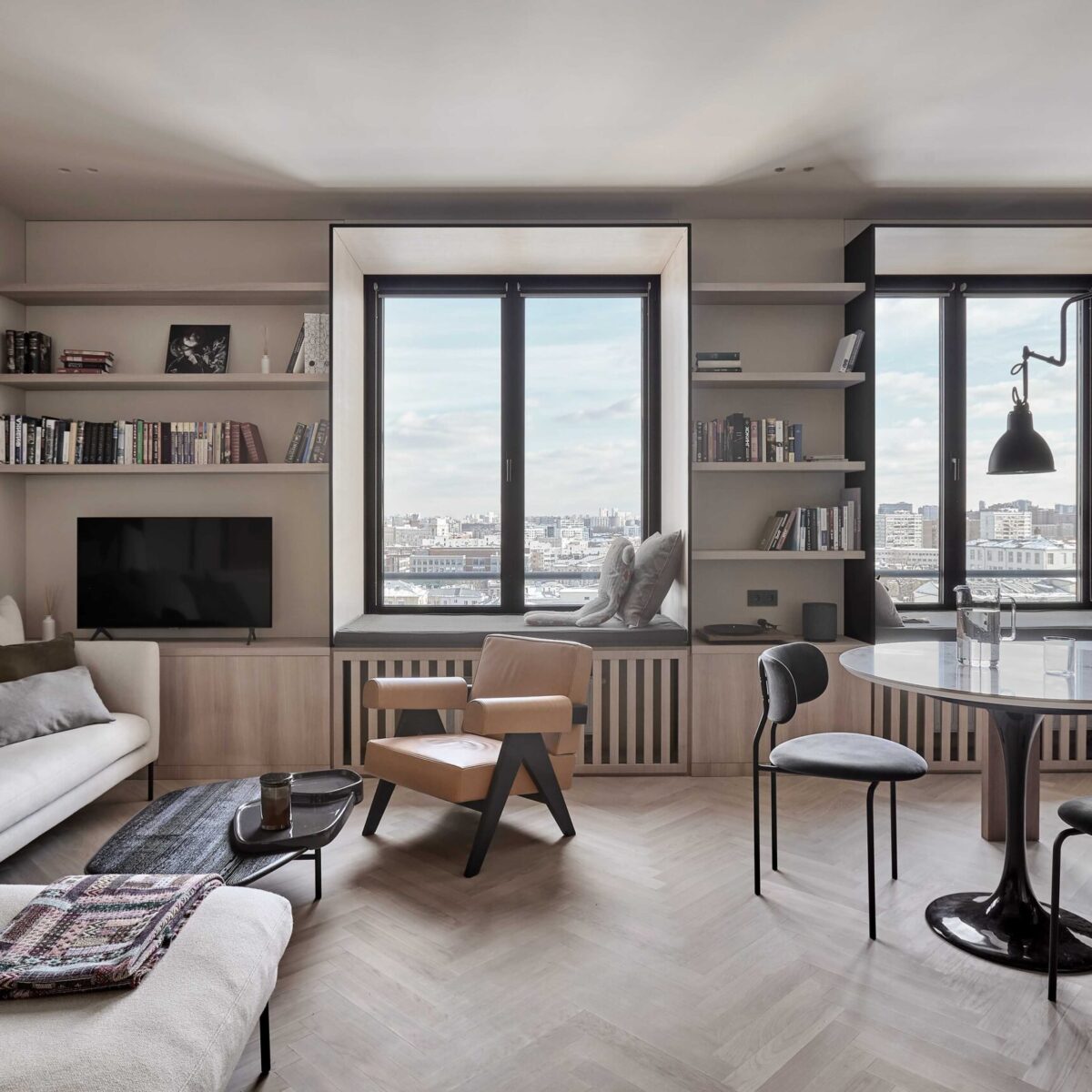 Έλληνες αρχιτέκτονες έφτιαξαν διαμέρισμα με κουζίνα που εξαφανίζεται κατά βούληση (των ιδιοκτητών)!