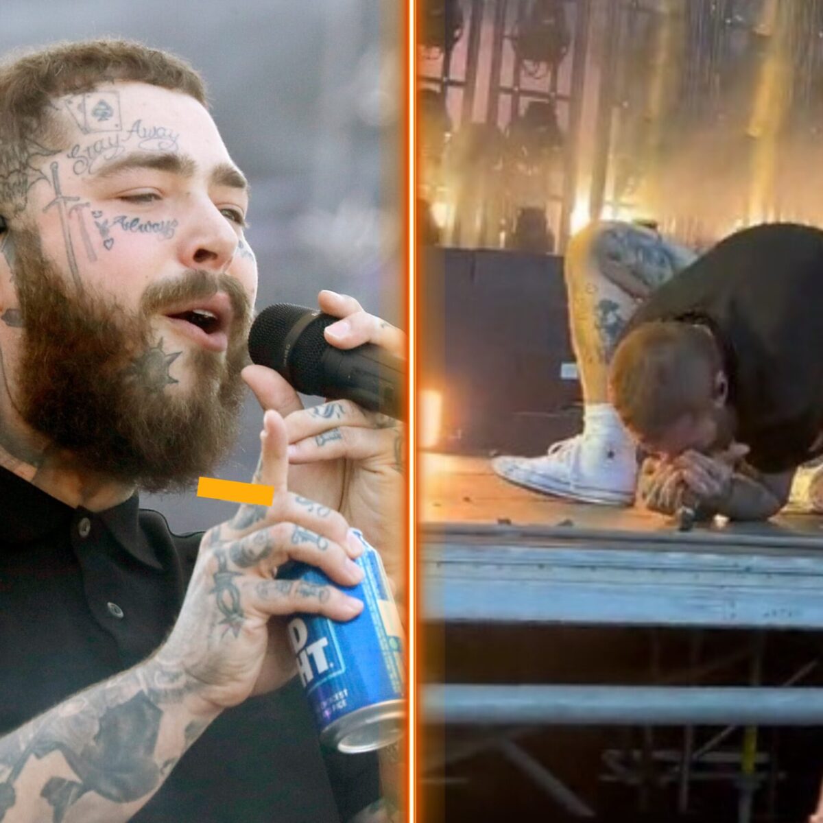O Post Malone έχασε τον έλεγχο σε συναυλία: Υπό επήρεια ουσιών, νευρικός, χωρίς ισορροπία