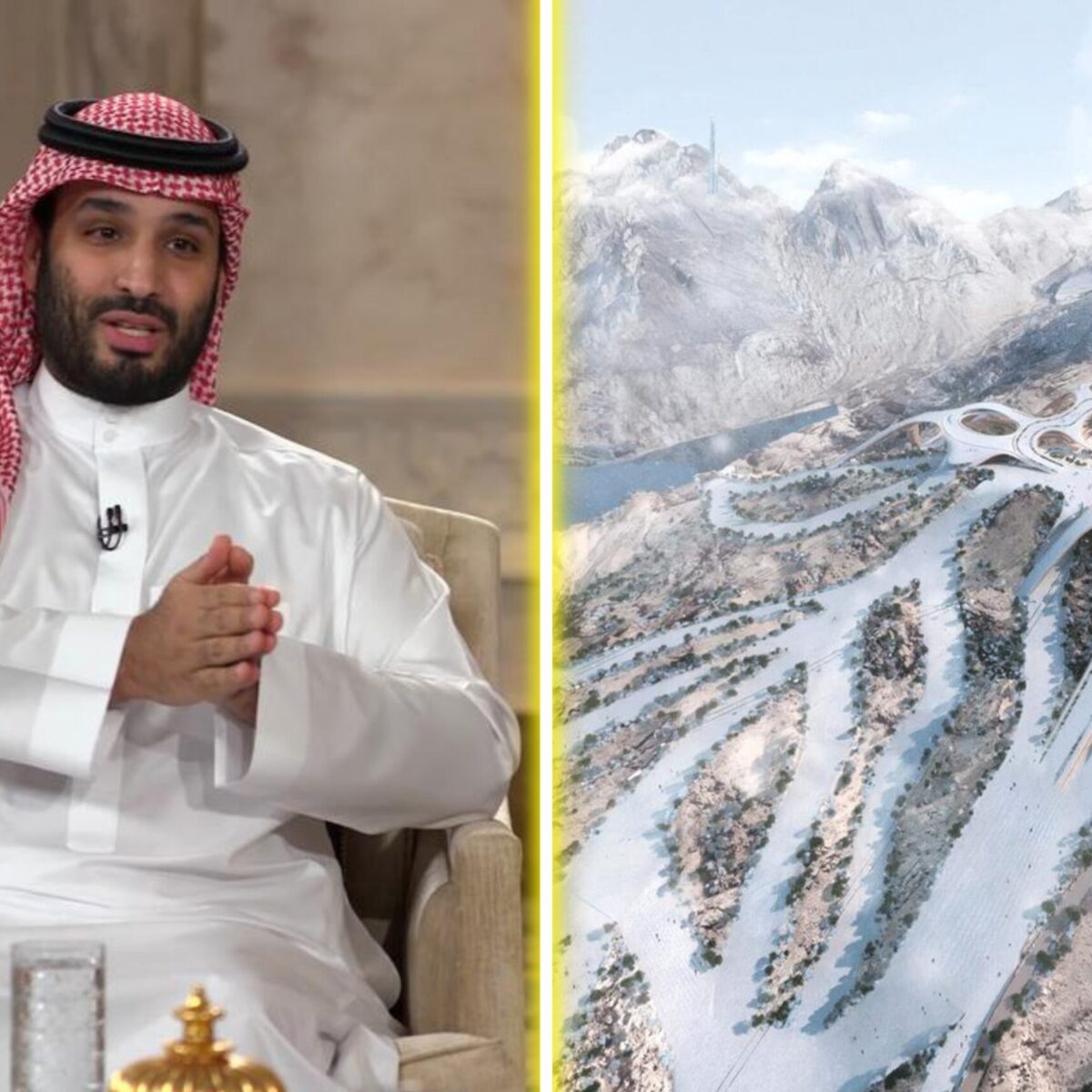 Ο πρίγκηπας Μοχάμεντ χτίζει θέρετρο για σκι στην μέση της άνυδρης ερήμου (!)