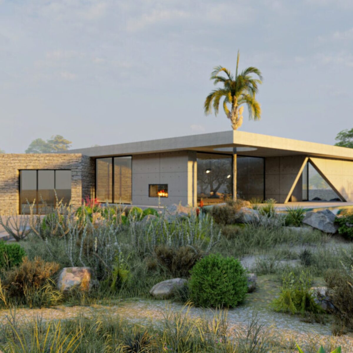 Αυτό το σπίτι στην Άρτα εναρμονίζεται με το φυσικό τοπίο: To μίνιμαλ interior και η πισίνα