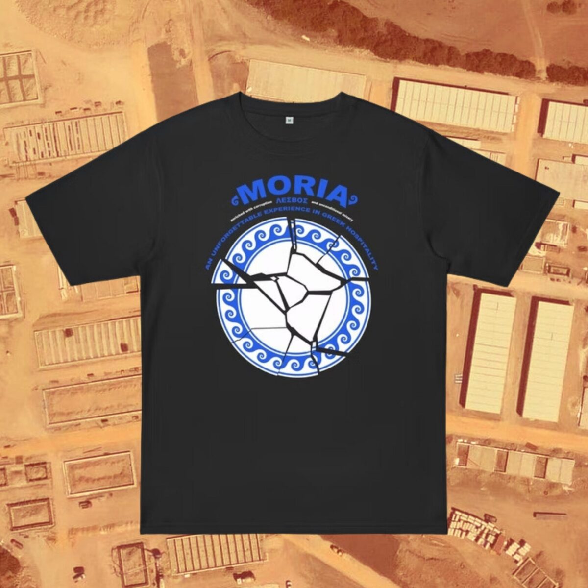 Ο Klaus σχεδιάζει ένα t-shirt για τους πρόσφυγες στην Μόρια της Λέσβου