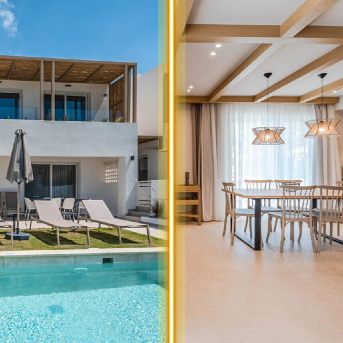 Αυτές οι 3 βίλλες στο Ρέθυμνο έχουν εκλεπτυσμένο interior: O μίνιμαλ σχεδιασμός και η ζεστή ατμόσφαιρα
