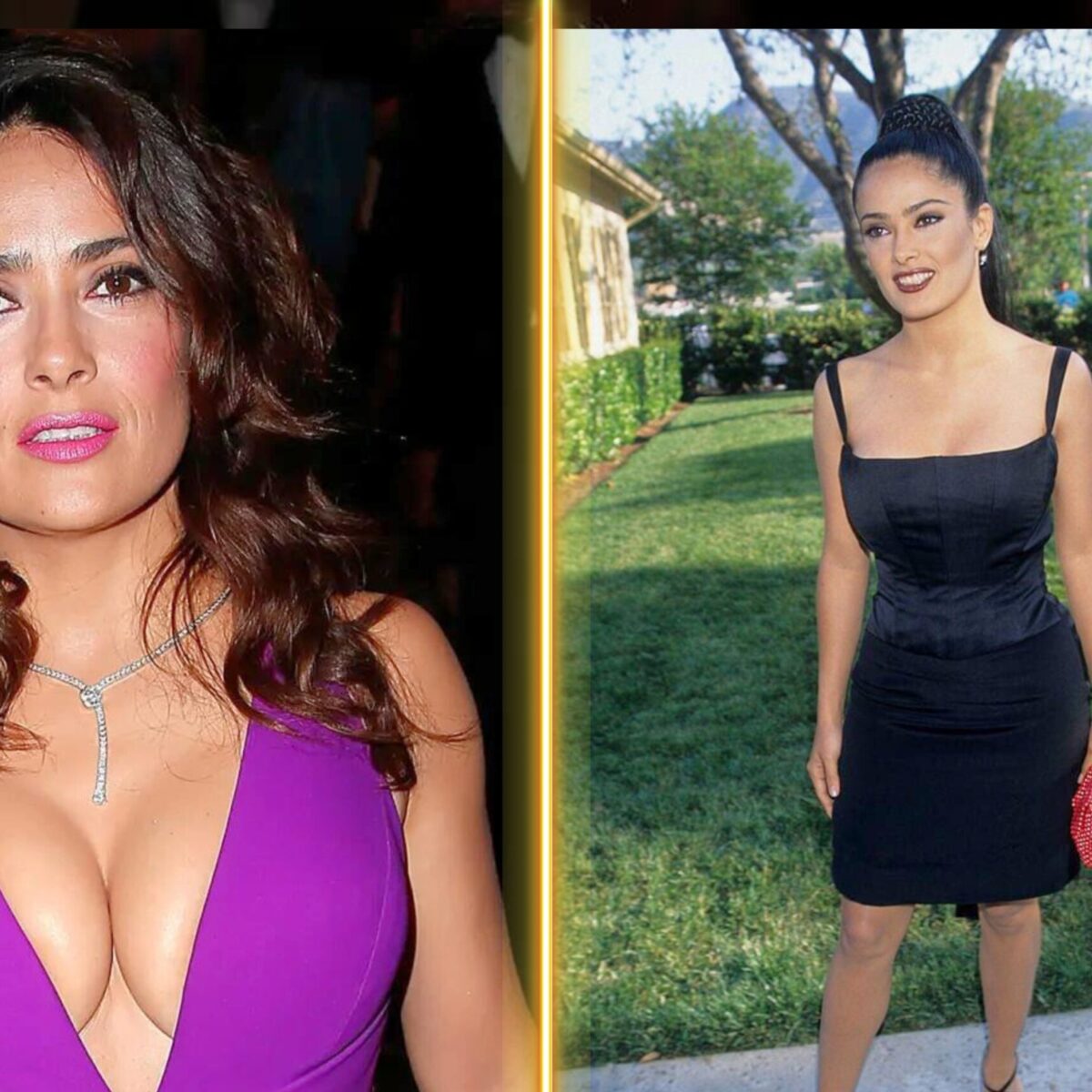 H 56χρονη Salma Hayek φόρεσε μπότα του οίκου Alexander McQueen με πρωτότυπο τακούνι