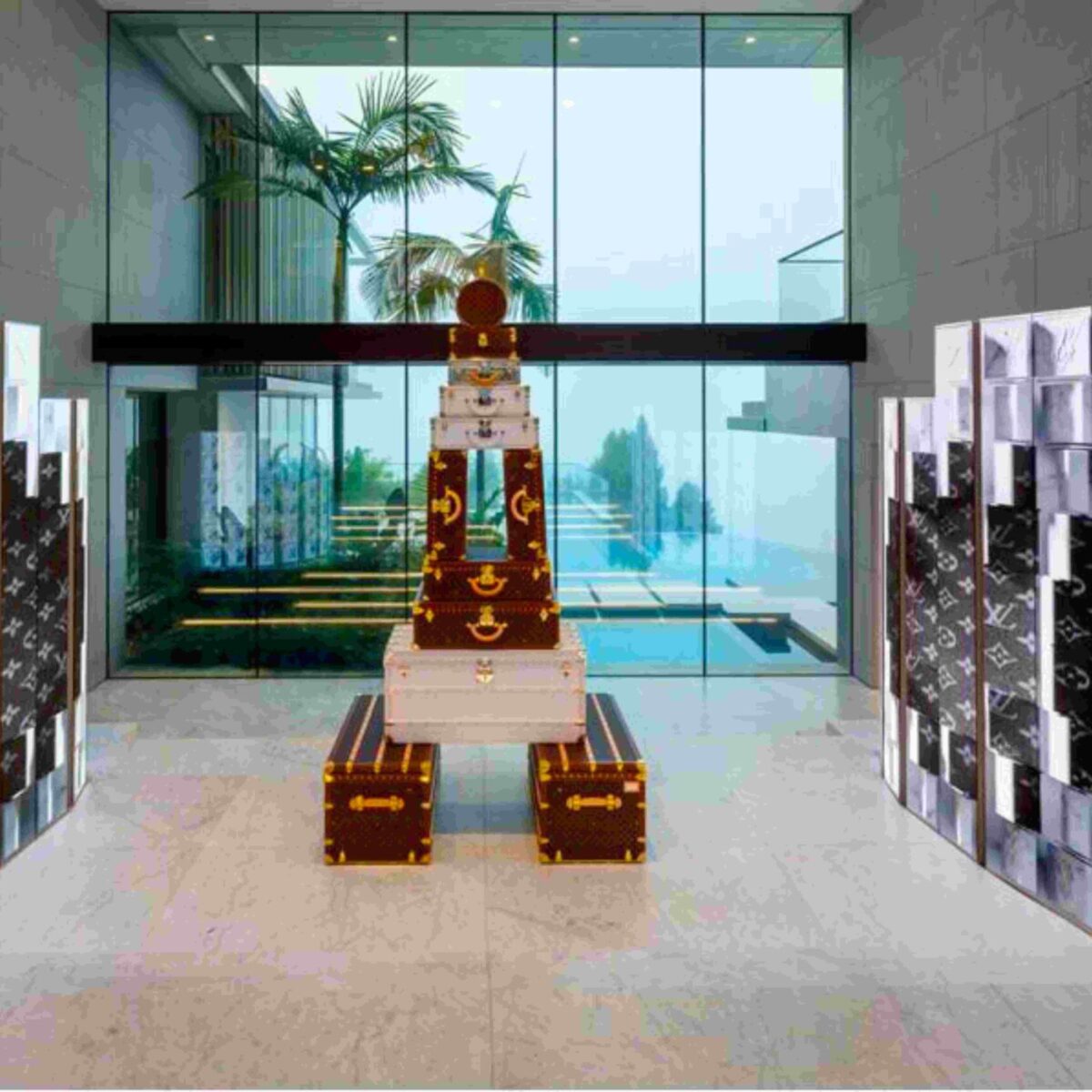 Ο οίκος Louis Vuitton μετέτρεψε τα δωμάτια μιας βίλλας σε φαντασμαγορική έκθεση