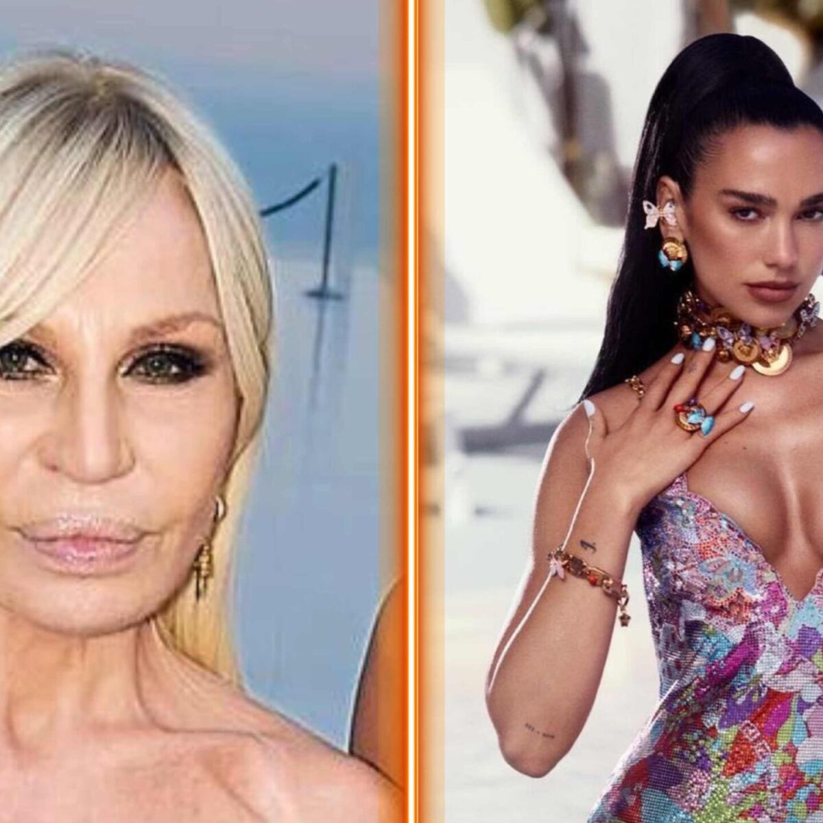 Donatella Versace-Dua Lipa: Γνώρισαν την αποθέωση στις Κάννες στο κλείσιμο της επίδειξης “La Vacanza”
