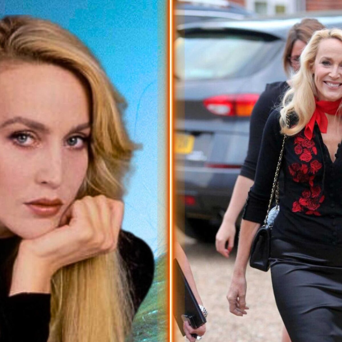 H Jerry Hall ποζάρει στη νέα καμπάνια Mugler x H&M και αποθεώνει το revenge dress
