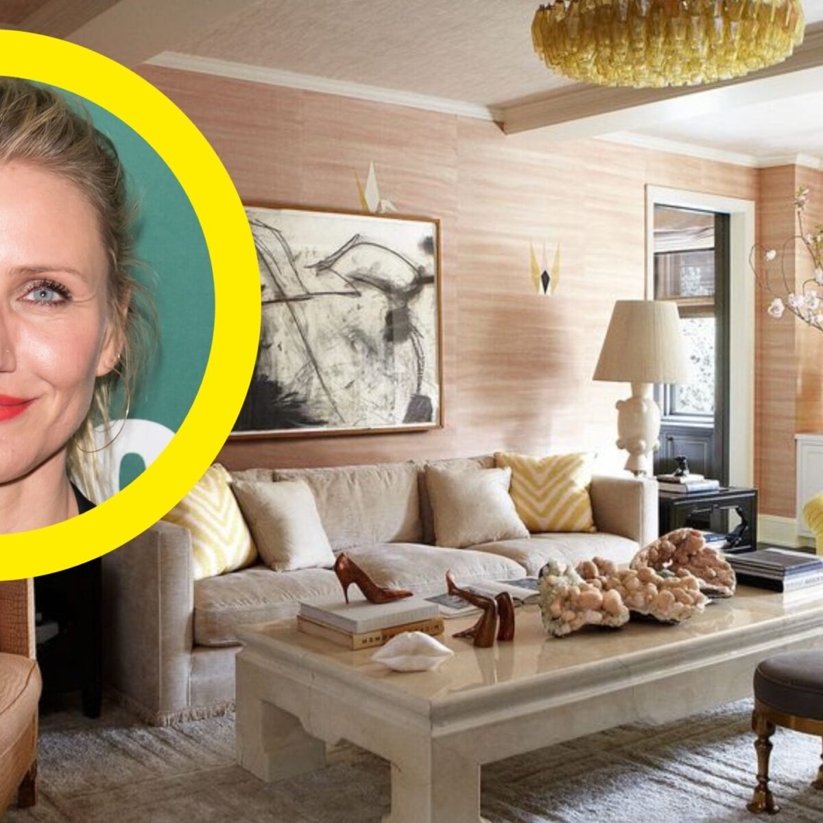 Το διαμέρισμα της Κάμερον Ντίαζ είναι μίνιμαλ, cozy και αστραφτερό ταυτόχρονα!