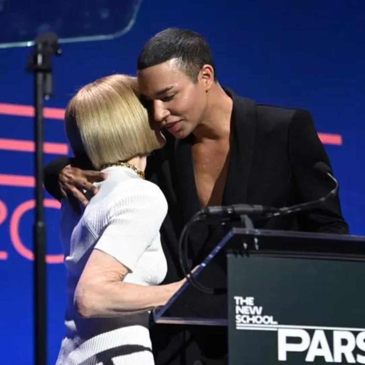 Η ομιλία του Olivier Rousteing προς του απόφοιτους σχεδίου μόδας του Parsons ήταν γεμάτη όραμα