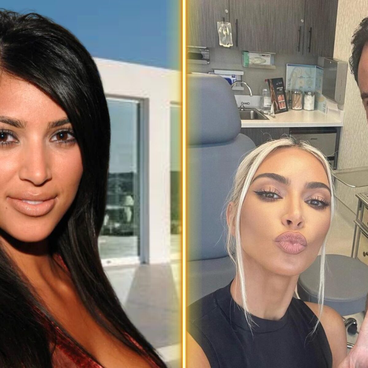 H Kim Kardashian φόρεσε ξανά Yeezy slides: Mε μαύρο σύνολο σε αγώνα ποδοσφαίρου