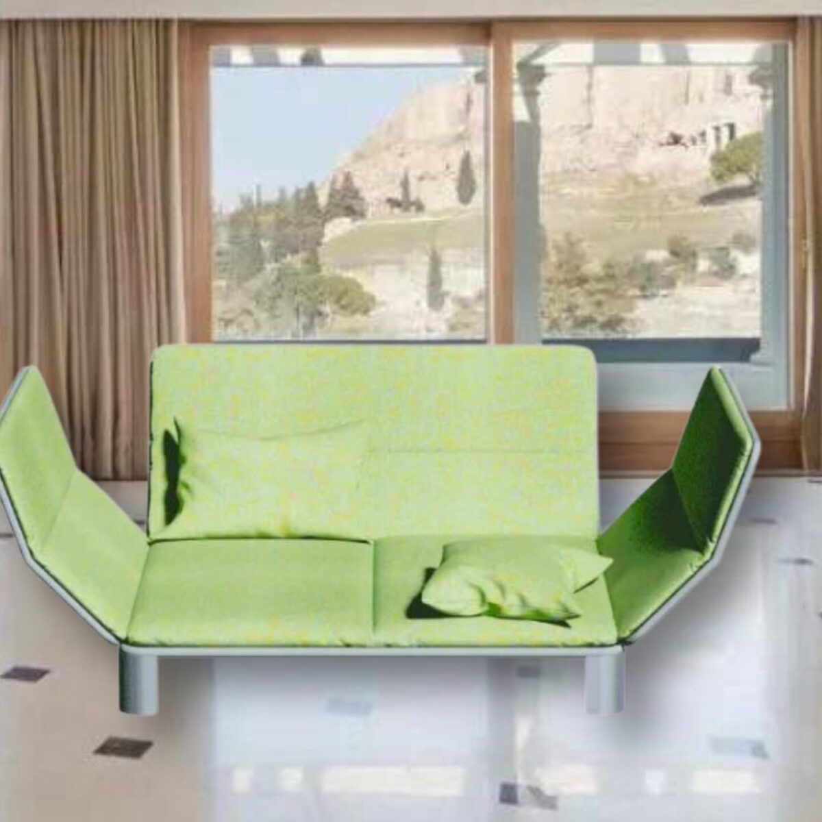 Η τεχνητή νοημοσύνη δημιούργησε τον πιο τέλειο καναπέ: Ελαφρύς, διπλώνει, μεταφέρεται εύκολα