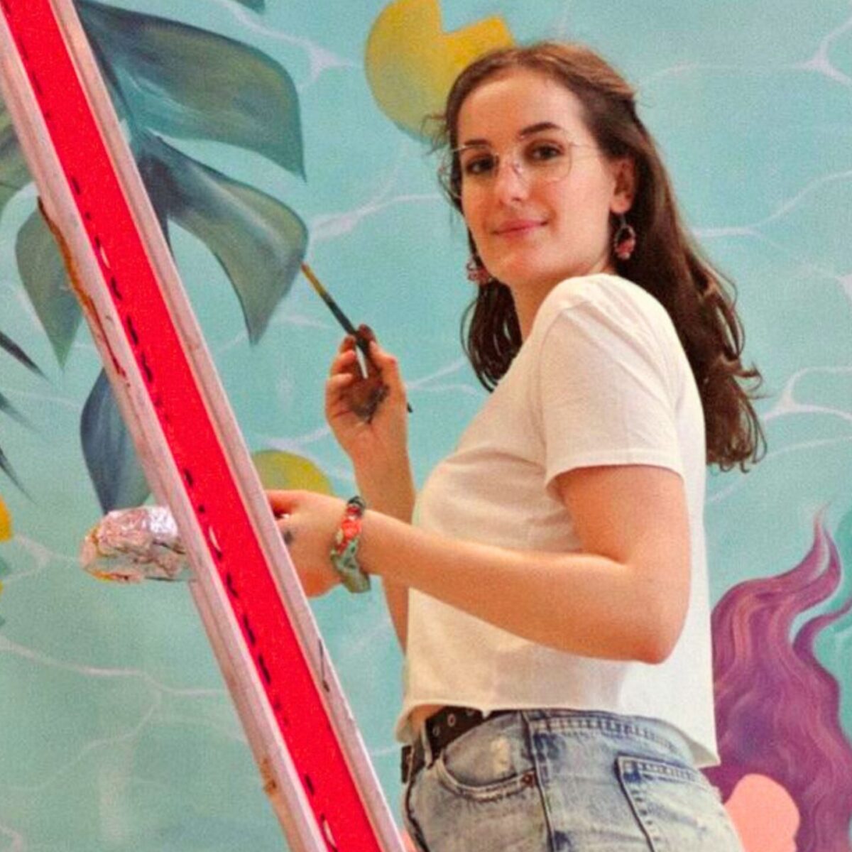 Το έργο που θα δημιουργήσει live η Chrysolie στο Urban Lovers θα έχει ένταση, μπλε χρώματα και χρυσές λεπτομέρειες