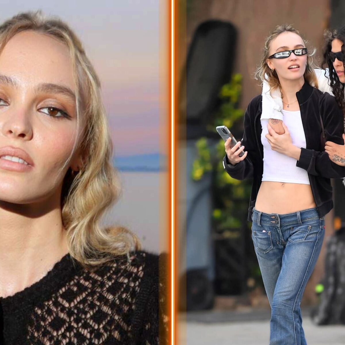 Η Lily Rose Depp φόρεσε μία σπάνια δημιουργία Jean Paul Gaultier για να βγει ραντεβού με την σύντροφό της