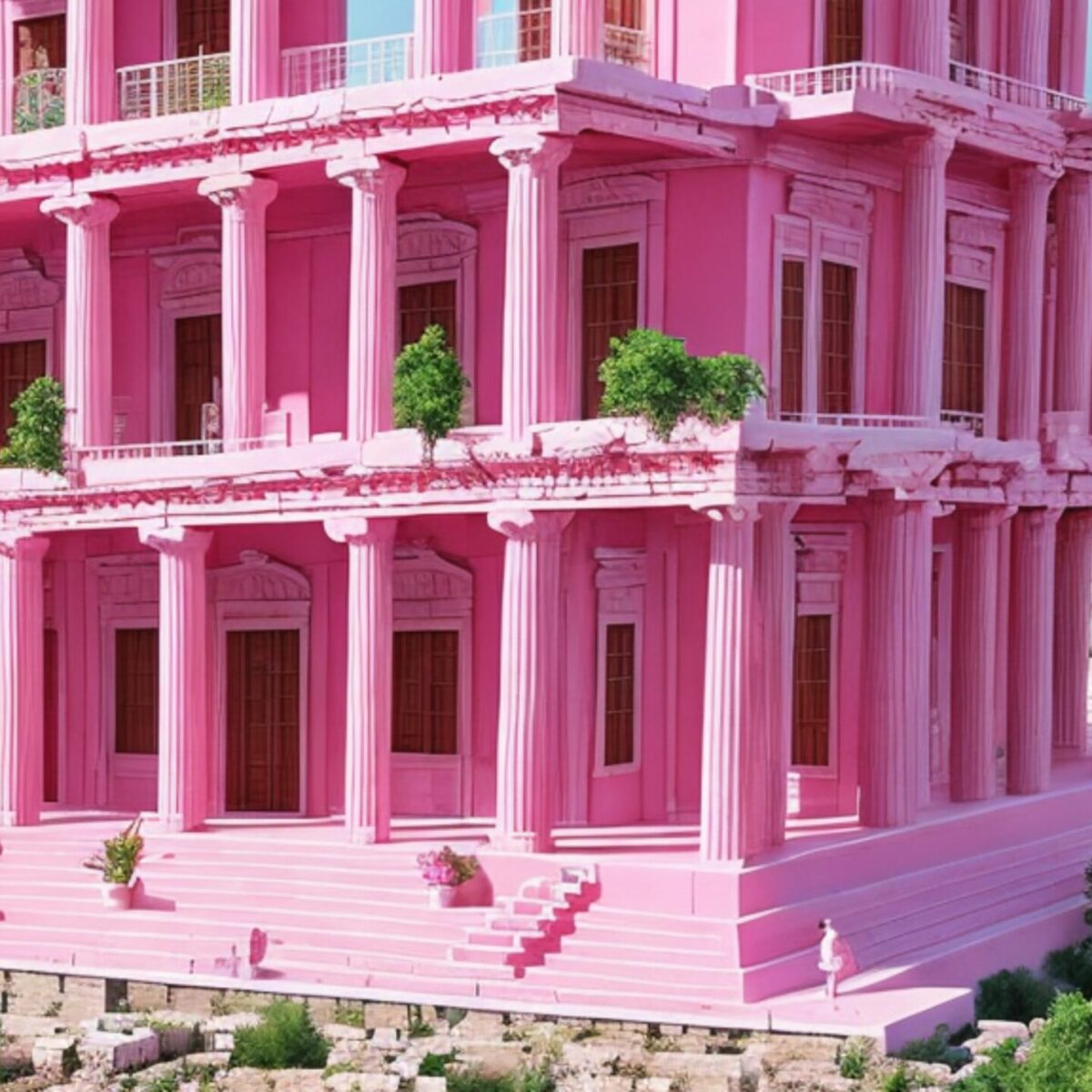 Αν τα διασημότερα αξιοθέατα του κόσμου ήταν σπίτια της Barbie, μέσα από τον φακό της τεχνητής νοημοσύνης