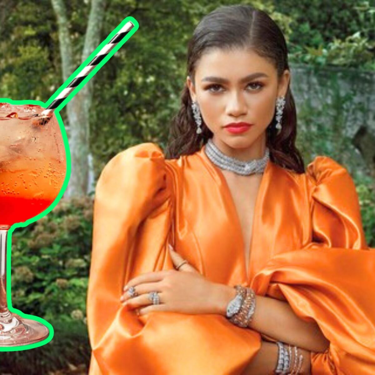 Zεντάγια: Μεταμόρφωσε το “Aperol Spritz” σε μανικιούρ για τα νύχια της!