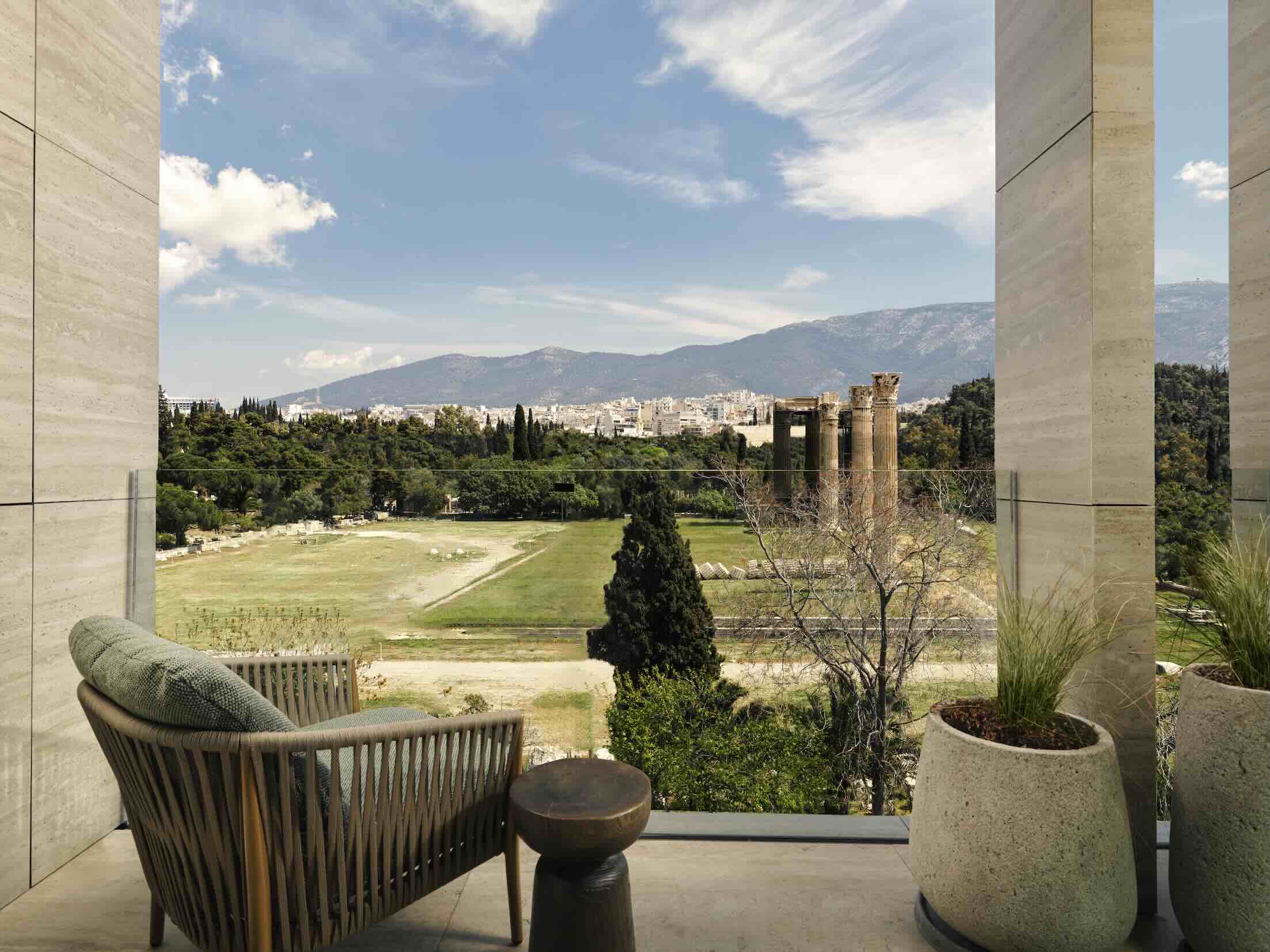 η θέα του Anthology of Athens