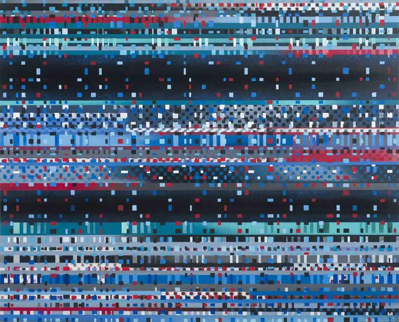 a painting of the exhibition "Just Abstraction II"