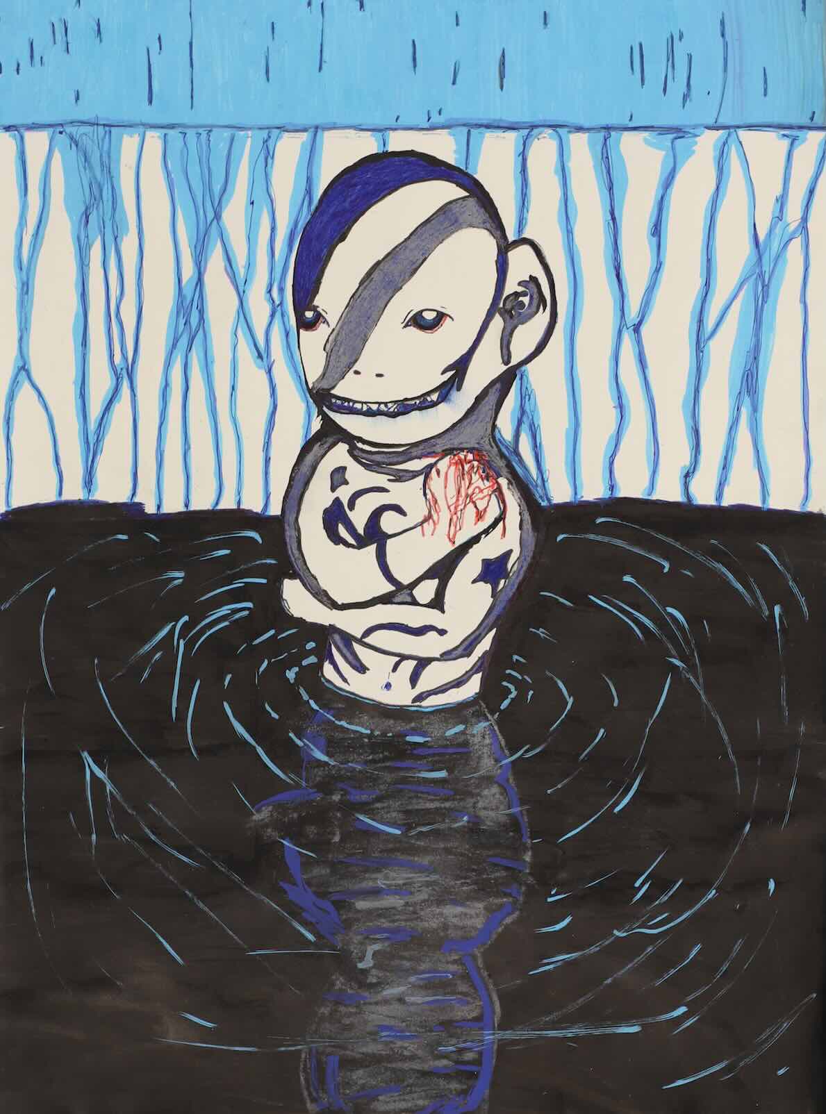 Cuteness Aggression I,από την έκθεση του Χρήστου Οικονόμου